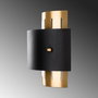 Opviq Lámpara de Pared Noctra - 15351 Dorado y Negro